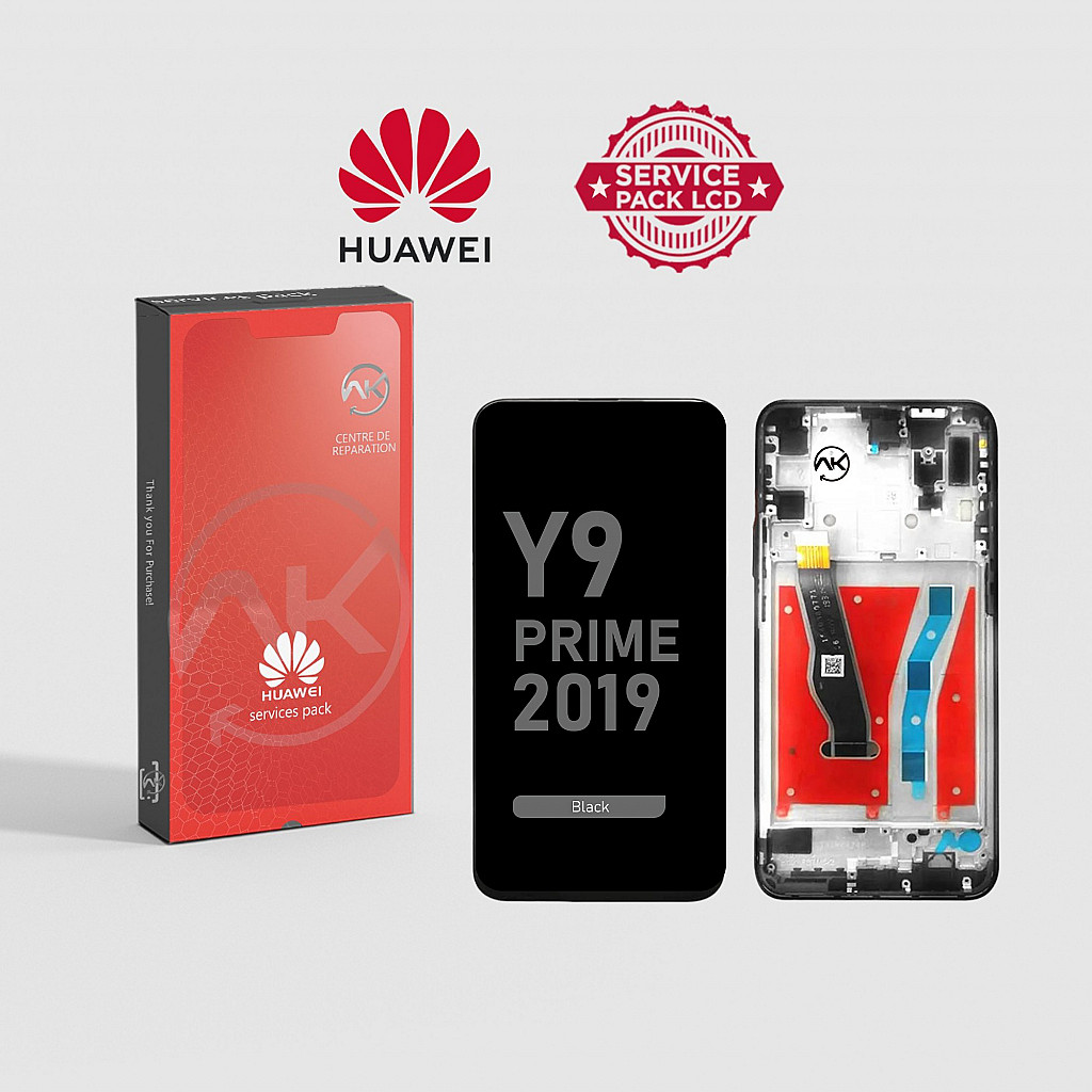 Y9 Prime 2019 LCD Avec cadre Noir